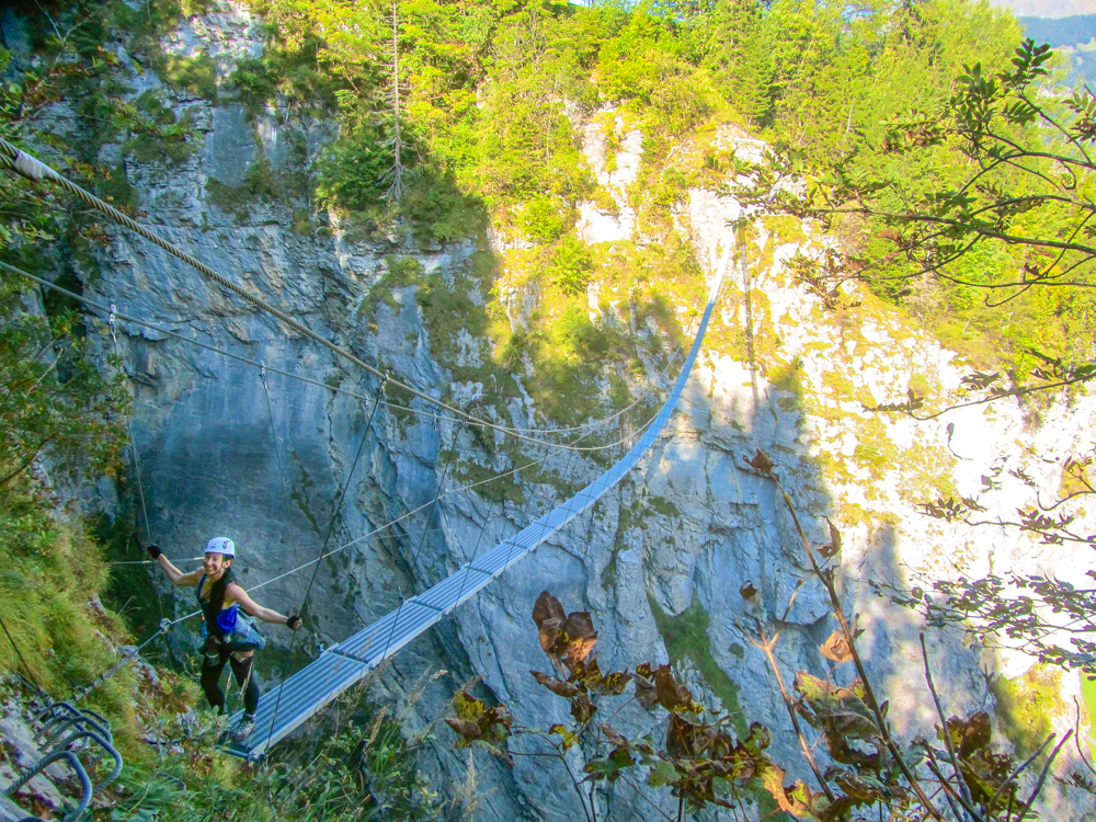 Nepalese Bridge | Via Ferrata Murren to Gimmelwald, Switzerland: One Insane Alpine Adventure!