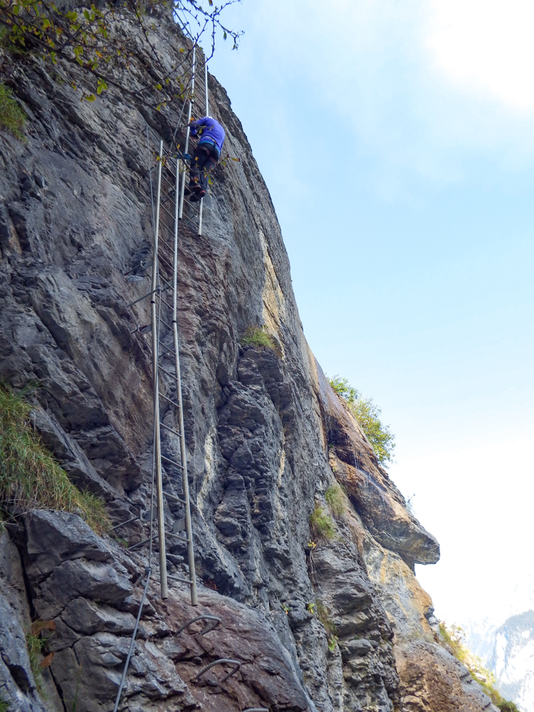 ladders | Via Ferrata Murren to Gimmelwald, Switzerland: One Insane Alpine Adventure!