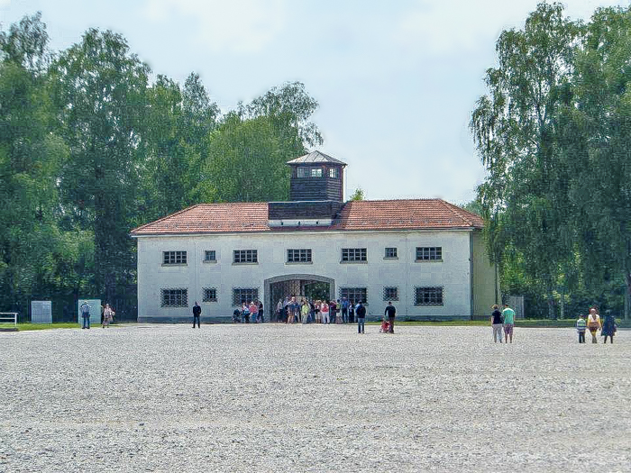 Visiting Dachau Concentration Camp | outside Munich, Germany | World War 2 | WWII | arbeit macht frei | Work will set you free | Main entrance