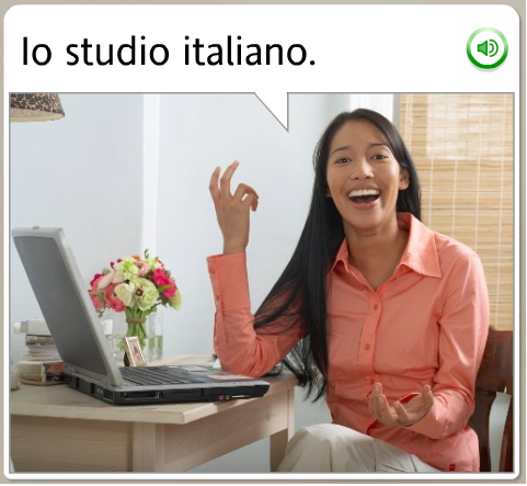 The funniest Rosetta Stone stock images: Italian, i study italian