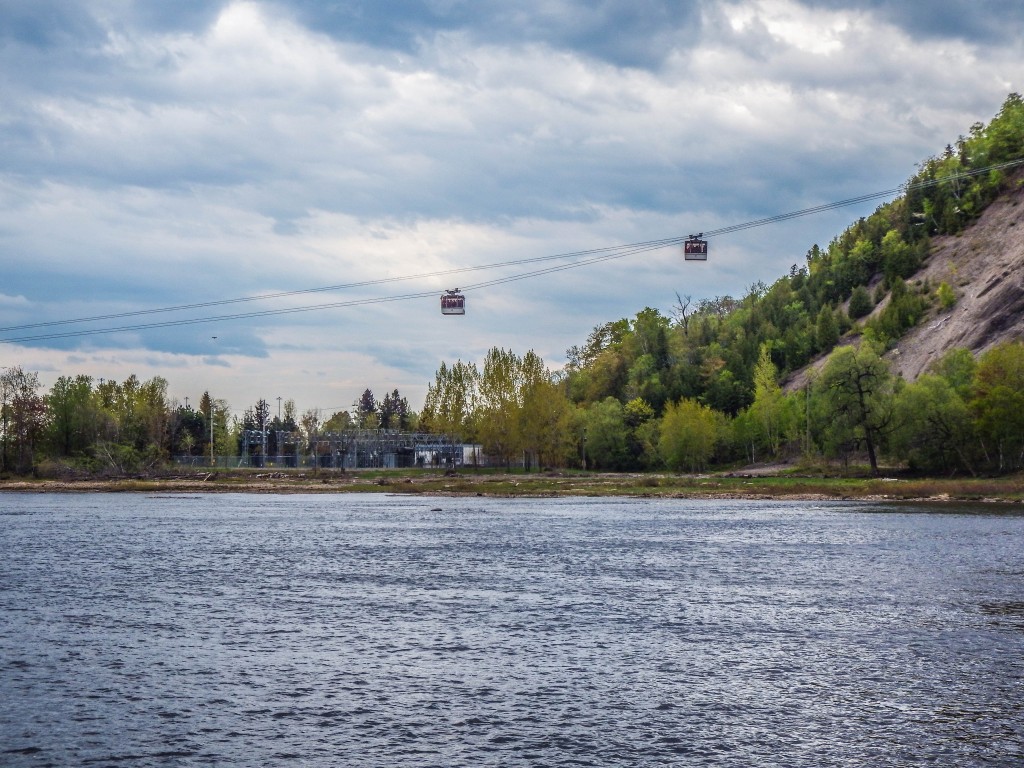 montmorency falls quebec city cable car