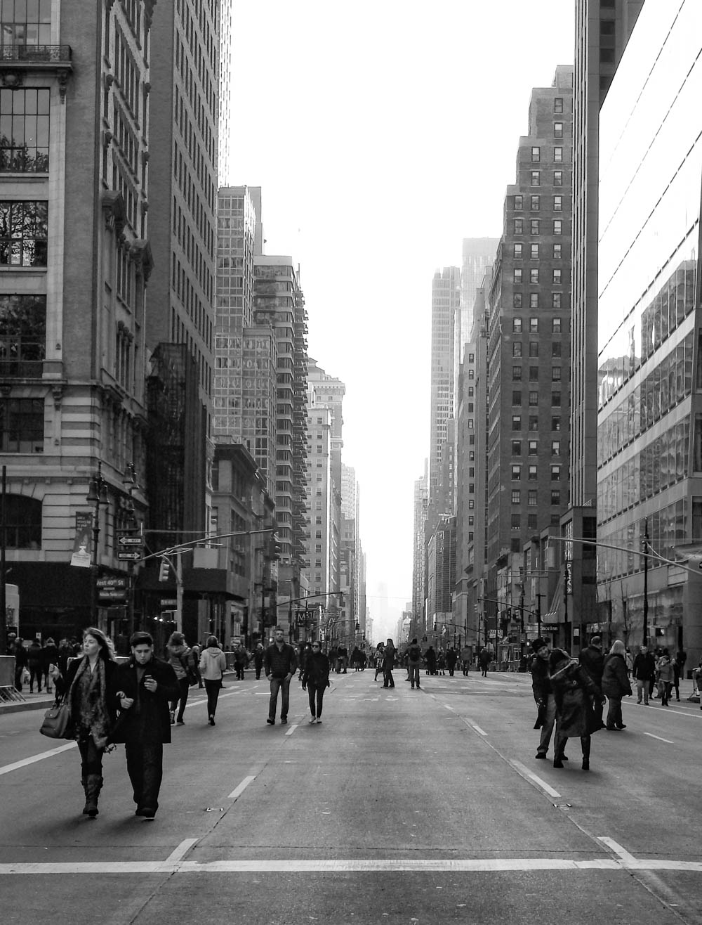 empty manhattan street