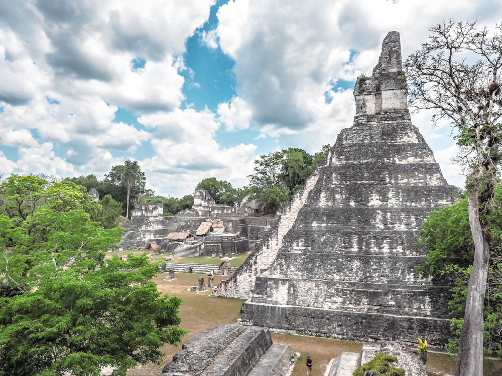 tall ancient temples on belize to tikal day trip