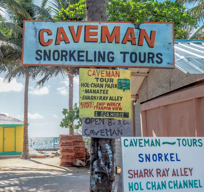 Snorkeling | Belize | Snorkeling in Belize with Caye Caulker's Caveman Snorkeling Tours