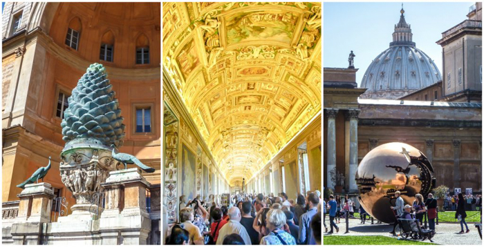 2 days in Rome, Italy (Day 1) | History in a hurry | Vatican Museum | Guided tours of Rome | What to see in Rome | Ancient Rome | Where to go in Rome | Things to do in Rome | Ancient history | vatican museum map, gold balls, pine cone
