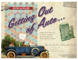 The Getting Out of Auto E-book by Beers and Beans