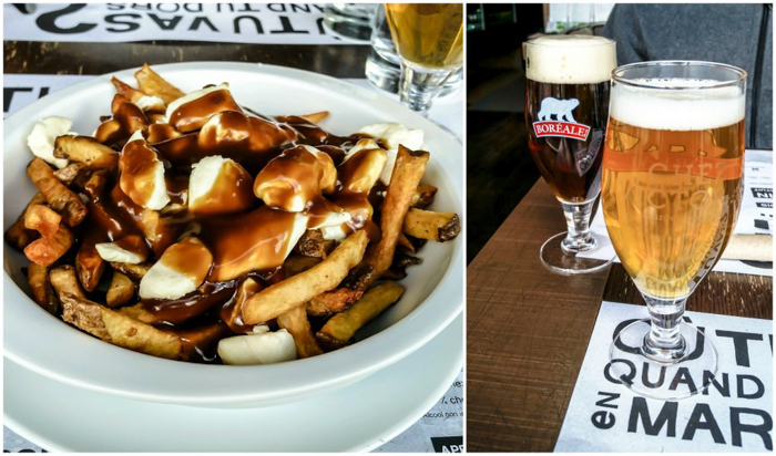 The Best Spots to Eat + Drink in Québec City | Poutine and beers at Chez Victor | Canada