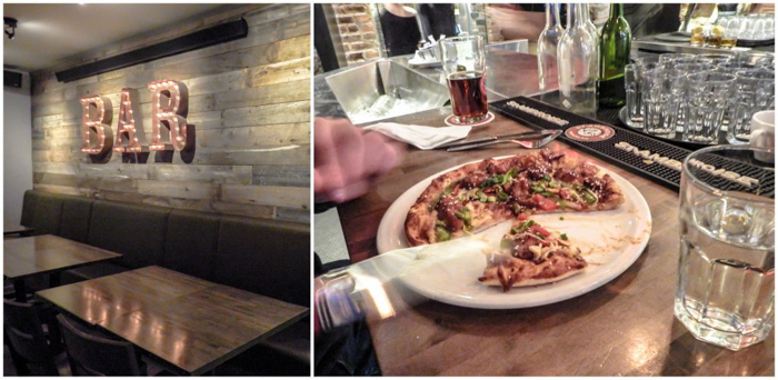 Pizza and beer at Sapristi | Sapristi | The Best Spots to Eat + Drink in Québec City | Canada