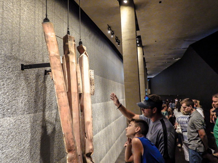 Visiting the National September 11 Memorial and Museum in downtown Manhattan, New York City - 9/11/2001