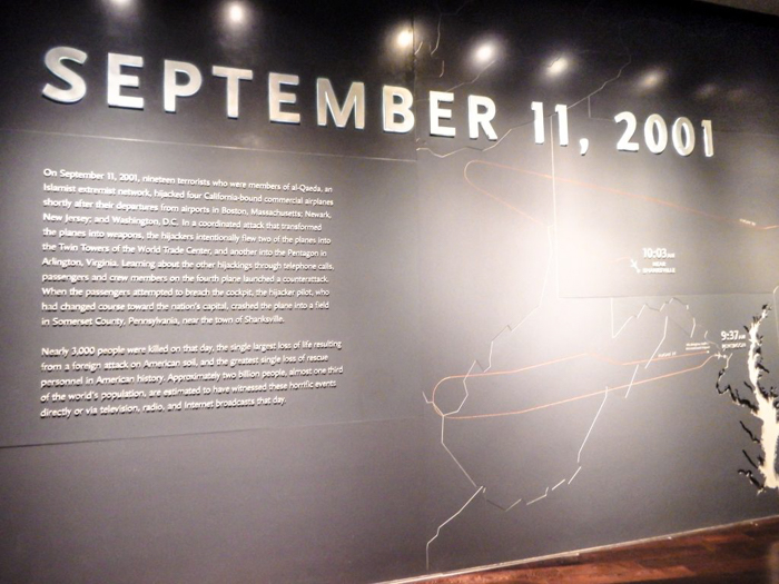 Visiting the National September 11 Memorial and Museum in downtown Manhattan, New York City - 9/11/2001