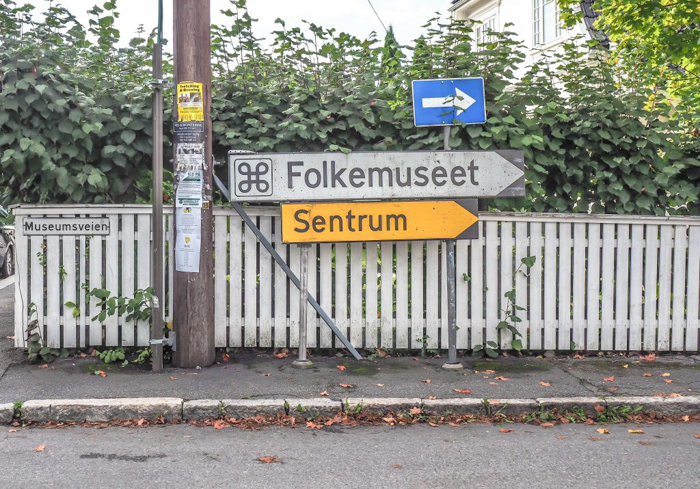 24 hours in Oslo, Norway -- Signs to the Norwegian Folk Museum