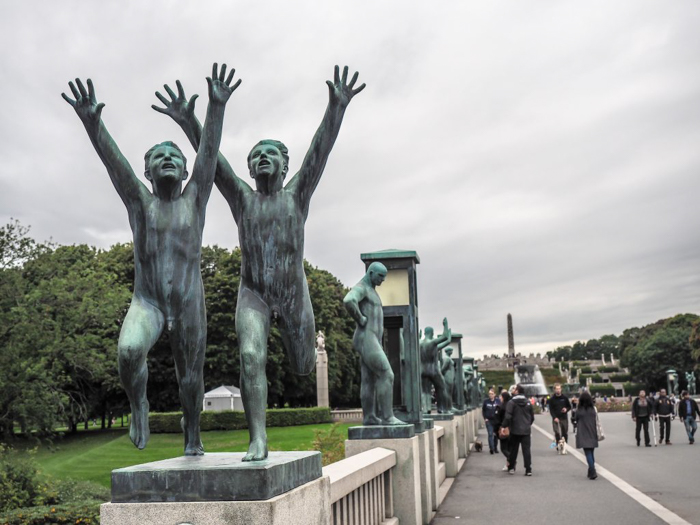 24 hours in Oslo, Norway -- Statues at Vigeland Sculpture Park