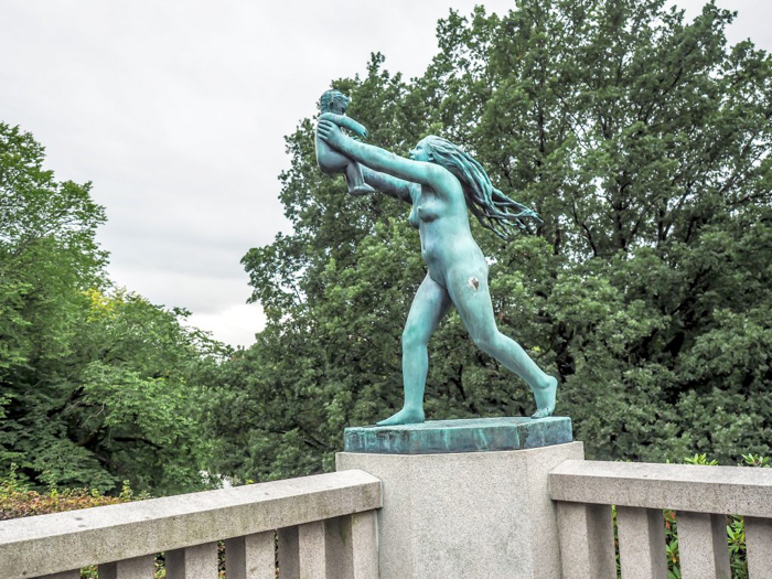 24 hours in Oslo, Norway -- Statues at Vigeland Sculpture Park