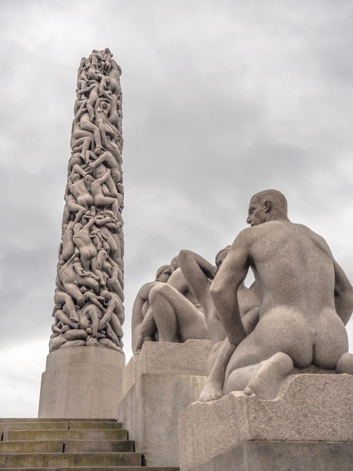 24 hours in Oslo, Norway -- Statues at Vigeland Sculpture Park