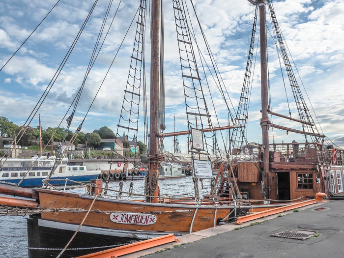 24 hours in Oslo, Norway -- wooden ship
