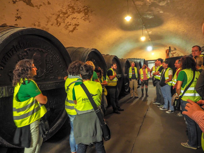 Spaten brewery tour in Munich, Germany