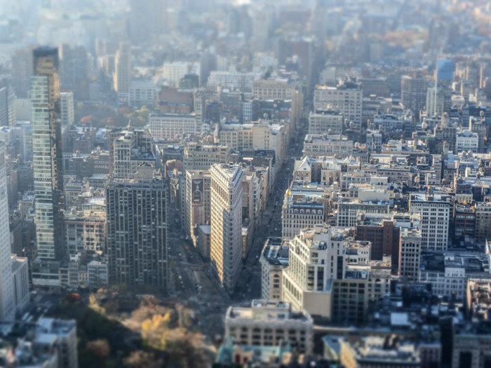 Is the observatory at the Empire State Building the best observation deck in New York City? (Flatiron Building)