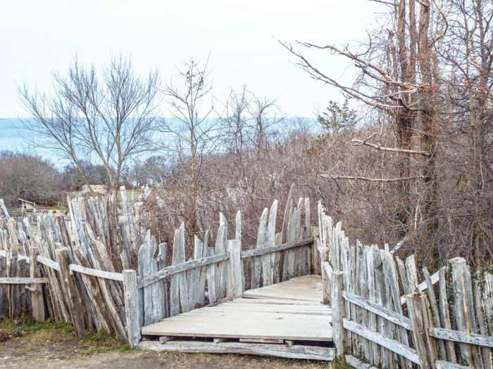 Plimoth Plantation after Thanksgiving dinner in Plymouth, Massachusetts -- just outside Boston