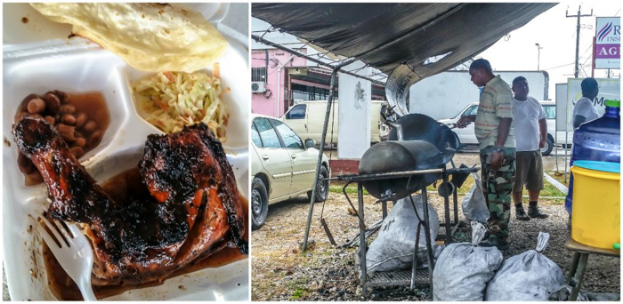 17 things that shocked me in Belize // Belize City airport BBQ chicken