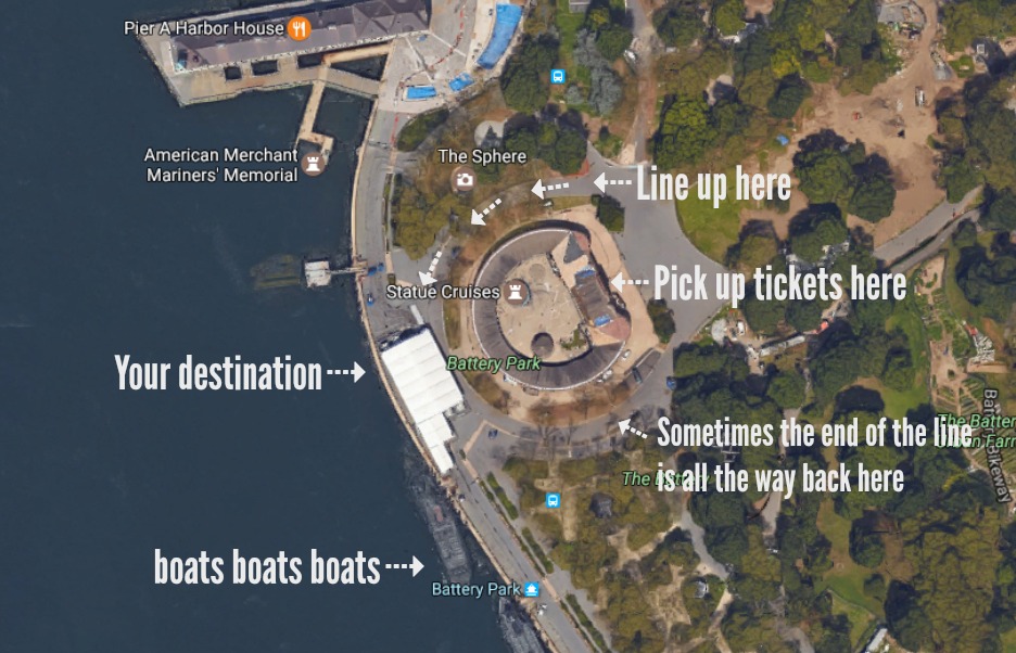 Do This, Not That // Tips for Visiting the Statue of Liberty // Map