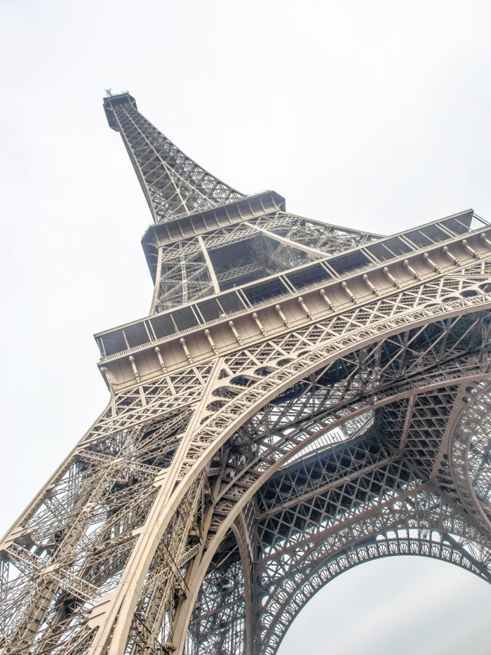 3 days in Paris, France | Paris Museum Pass | Paris Passlib' | Paris Visite | Eiffel Tower | looking up