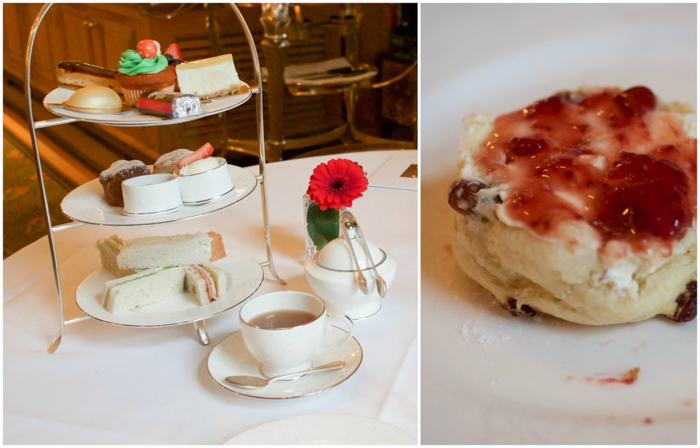 Charlie and the Chesterfield | Willy Wonka and the Chocolate Factory | Afternoon Tea | London, United Kingdom | Chesterfield Mayfair Hotel | Red Carnation Hotel Collection | food and scone