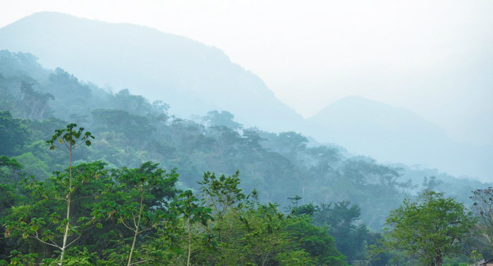 Mountains near the ATM Cave in Belize | Map | San Ignacio, Belize | Cayo District | Tapir Mountain Nature Reserve | Actun Tunichil Muknal | Maya | Mayan archaeological site | skeletal remains | Cave of the Sone Sepulcher | Pacz Tours