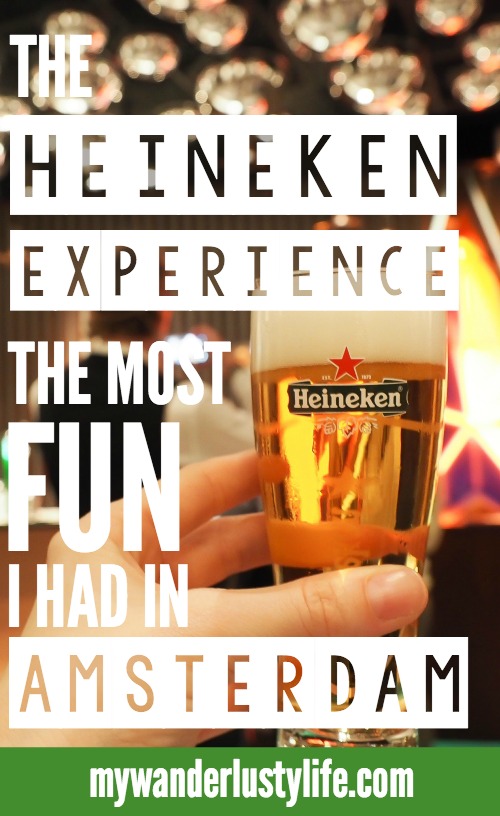 The Heineken Experience in Amsterdam | the Netherlands | Heineken Brewery | brewery tour | VIP tasting | beer | Amstel | Brand | Affligem | Heineken 41 | beer tasting