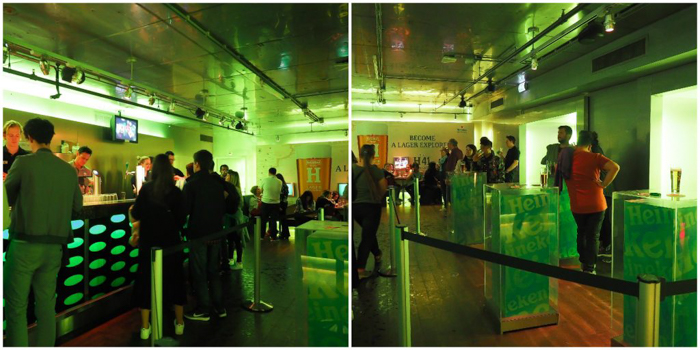 Bar with friends | Personalized Heineken bottle | The Heineken Experience in Amsterdam | the Netherlands | Heineken Brewery | brewery tour | VIP tasting | beer | Amstel | Brand | Affligem | Heineken 41 | beer tasting