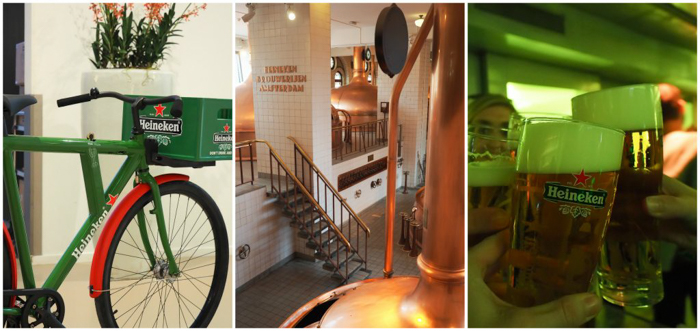 Bike Brewery Cheers | Personalized Heineken bottle | The Heineken Experience in Amsterdam | the Netherlands | Heineken Brewery | brewery tour | VIP tasting | beer | Amstel | Brand | Affligem | Heineken 41 | beer tasting
