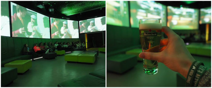 free sample | The Heineken Experience in Amsterdam | the Netherlands | Heineken Brewery | brewery tour | VIP tasting | beer | Amstel | Brand | Affligem | Heineken 41 | beer tasting