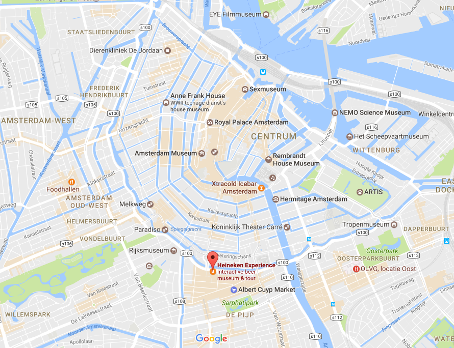 How to get to The Heineken Experience in Amsterdam | the Netherlands | Heineken Brewery | brewery tour | VIP tasting | beer | Amstel | Brand | Affligem | Heineken 41 | beer tasting