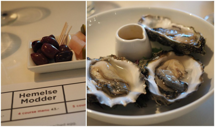 Dinner at Hemelse Modder | Dutch oysters | 3 days in Amsterdam, Netherlands