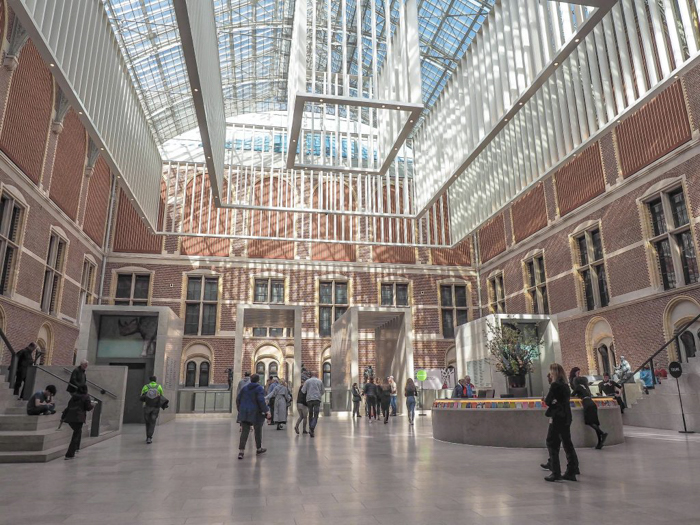 lobby / atrium interior of the Rijksmuseum | 3 days in Amsterdam, Netherlands