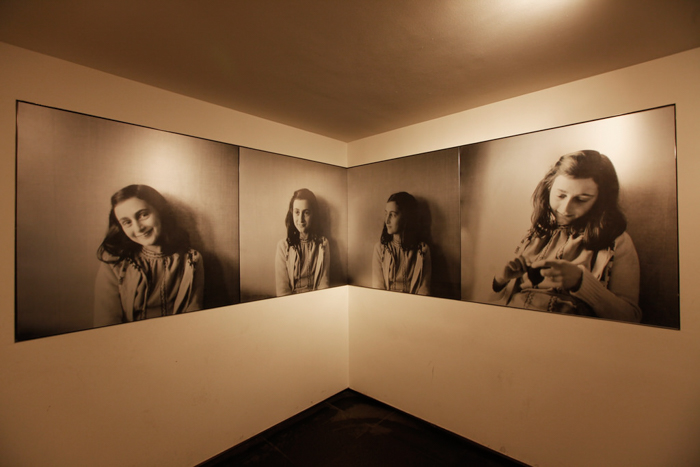 Photos of Anne Frank inside the Anne Frank House in Amsterdam | 3 days in Amsterdam, Netherland | Dutch History | WW2 | Diary of Anne Frank