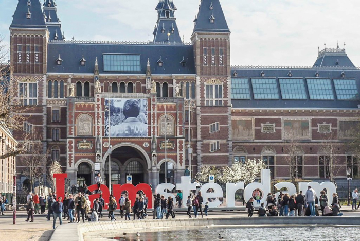 I AMSTERDAM sign | 3 days in Amsterdam, Netherlands | Museum Quarter | Rijksmuseum