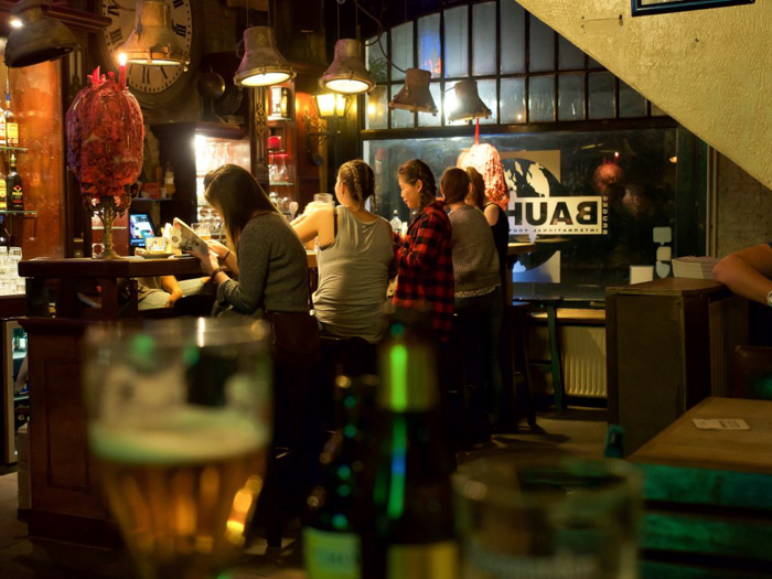 Bar at St. Christopher's Inn Bruges, Belgium | Hostel at the Bauhaus | Brugge