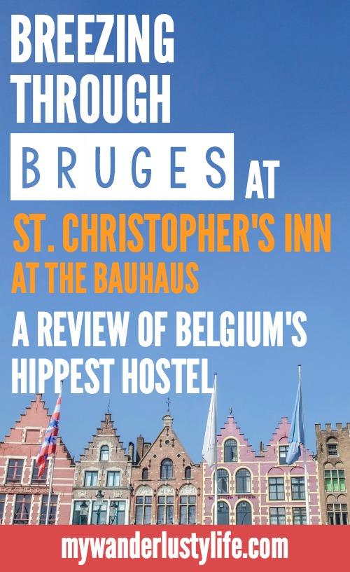 Review of St. Christopher's Inn at the Bauhaus in Bruges, Belgium | Hostel review | Brugge