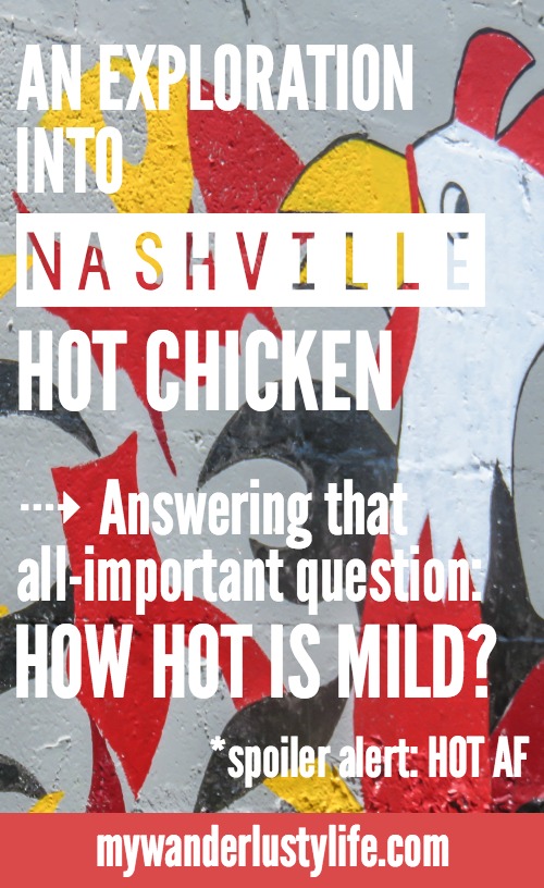 "How hot is mild?" An exploration of Nashville Hot Chicken | Hattie B's | Bolton's | Pepperfire | Nashville, Tennessee | chicken and waffles, chicken tenders, spicy fried chicken | Southern cuisine | Soul food