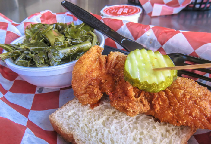 "How hot is mild?" An exploration of Nashville Hot Chicken | Hattie B's | Bolton's | Pepperfire | Nashville, Tennessee | chicken and waffles, chicken tenders, spicy fried chicken | Southern cuisine | Soul food