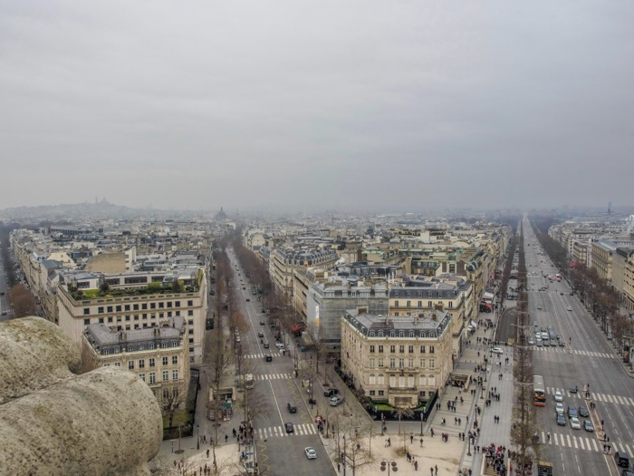 When is the best time to visit Paris, France? Here is a summer vs. winter showdown. Hotel and airfare costs and room availability | Crowds and lines at popular museums, monuments, and attractions | Weather conditions | Winter view from the top of the Arc de Triomphe