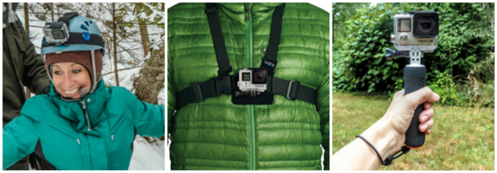 The best travel photography gear for time-budget travelers | Travel photography for quick trips for real people | Camera and gear | GoPro and accessories | Camera care | Photography editing software | Storage | Before and after photos | Cell phone camera lenses | Movie editing software | Photography manuals and ebooks | GoPro accessories: head strap, chesty chest strap, floaty handler