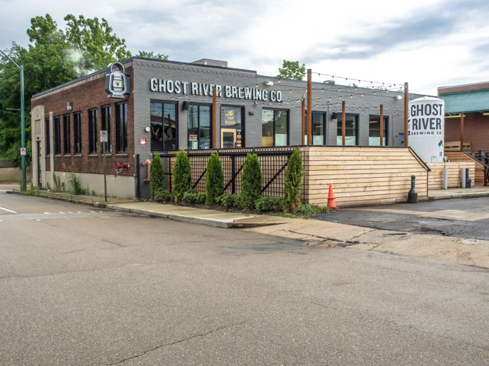 Memphis craft breweries | Ghost River Brewing Co. | Craft beer in Downtown Memphis, Tennessee | Ghost River taproom exterior