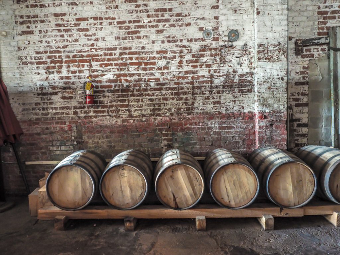 Memphis craft breweries | High Cotton Brewing Co. | Craft beer in Downtown / Midtown Memphis, Tennessee | High Cotton taproom | beer barrels