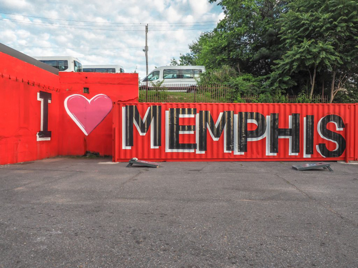 Memphis, Tennessee is weird. I love Memphis mural