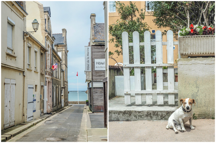 The best D-Day sites to visit in Normandy, France | WWII | WW2 | Arromanches | streets and dog
