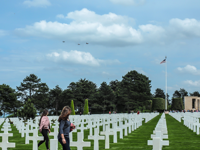 The best D-Day sites to visit in Normandy, France | WWII | WW2 | Normandy American Cemetery | Jet flyover