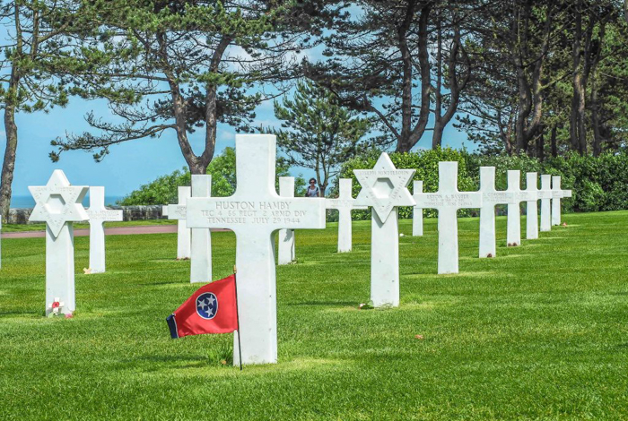 The best D-Day sites to visit in Normandy, France | WWII | WW2 | Normandy American Cemetery | Tennessee flag
