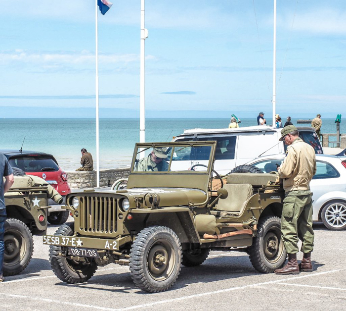 The best D-Day sites to visit in Normandy, France | WWII | WW2 | Arromanches | army soldiers and jeep