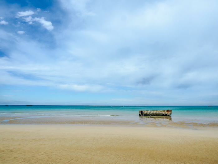 The best D-Day sites to visit in Normandy, France | WWII | WW2 | Arromanches | Artificial harbor remains